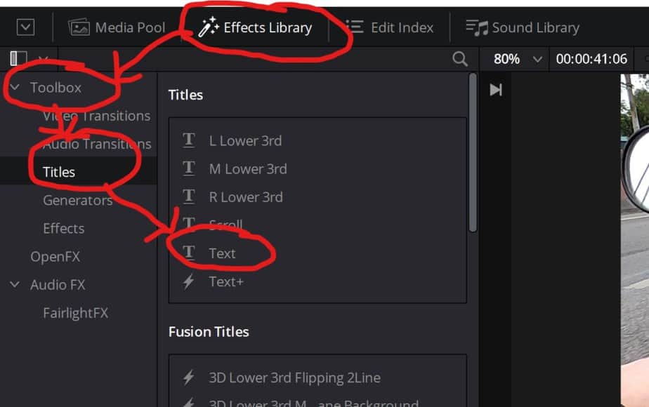 add text davinci resolve