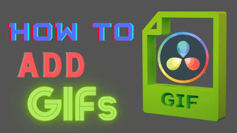 Adding GIFs in Davinci Resolve (Import / Export explained)