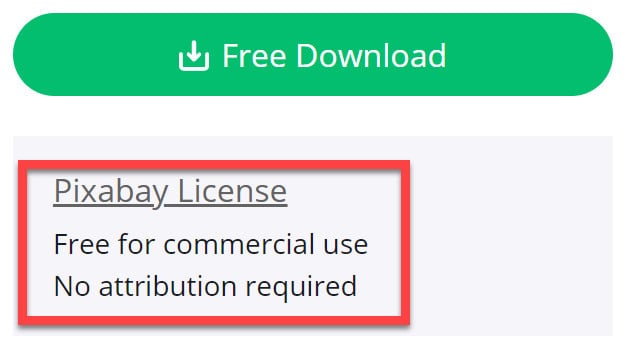 pixabay license