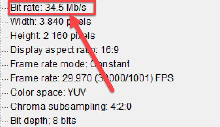 restricted bitrate