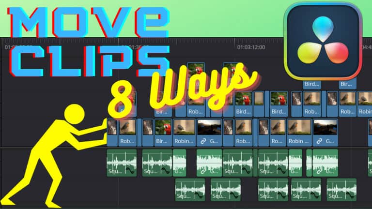 8 Ways to Move Clips in DaVinci Resolve (+ Tips & Tricks)