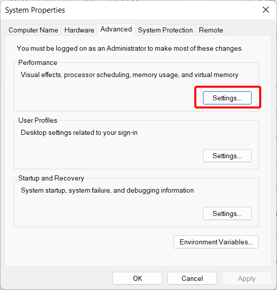 performance-settings