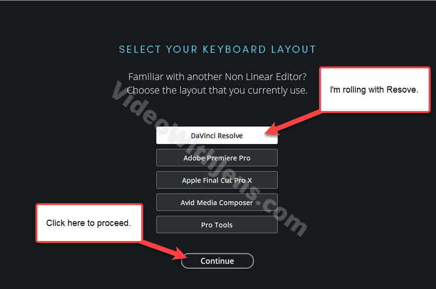 choose what layout you want