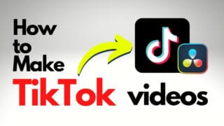 how to make tiktok videos in davinci resolve