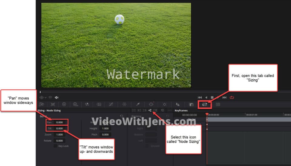 does davinci resolve free have a watermark