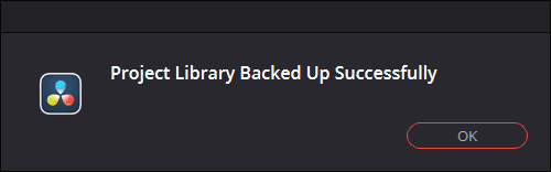 successful backup