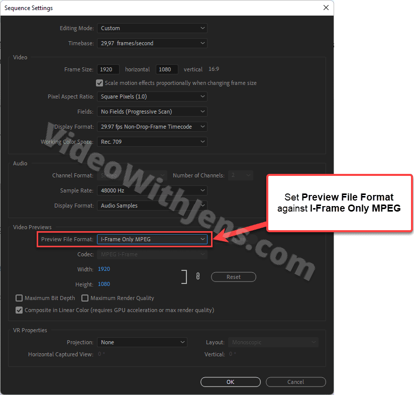 change preview file format