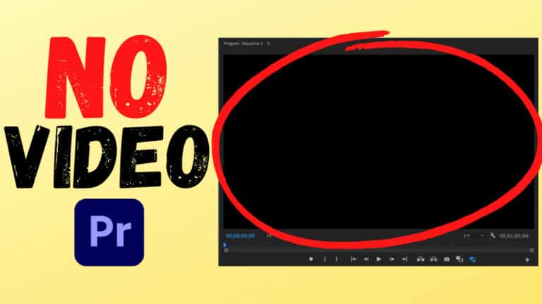 How to Fix ‘Video Not Showing’ in Premiere Pro (2023)